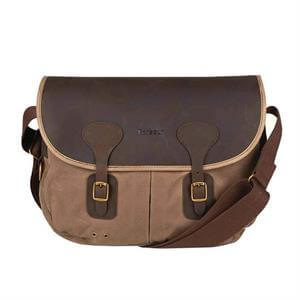 Barbour Waxed Leather Tarras Bag